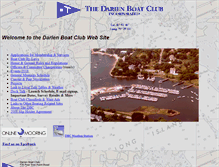 Tablet Screenshot of darienboatclub.org